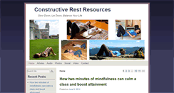 Desktop Screenshot of constructiverest.info